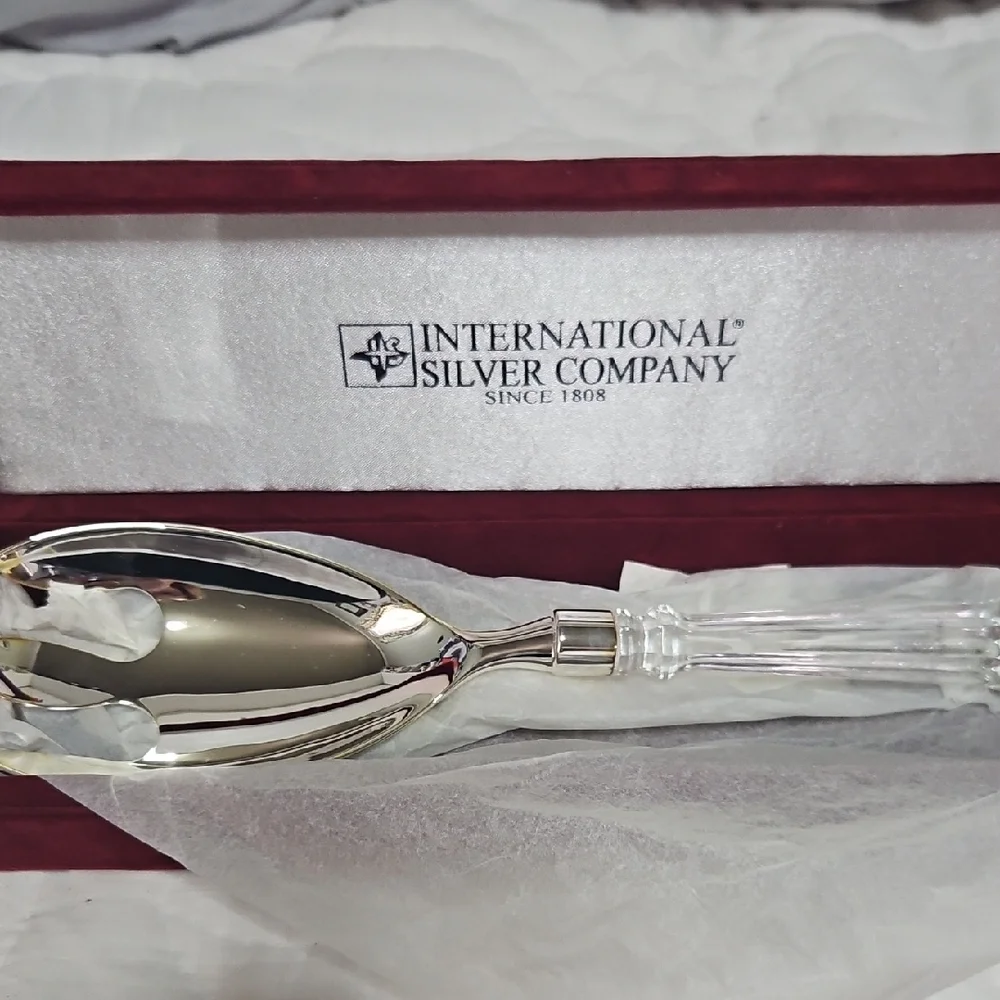International Silver Company Elegant Silver Serving Spoon